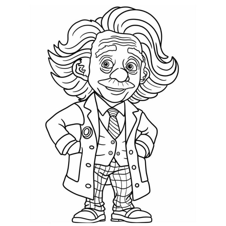 Printable Science Coloring Pages