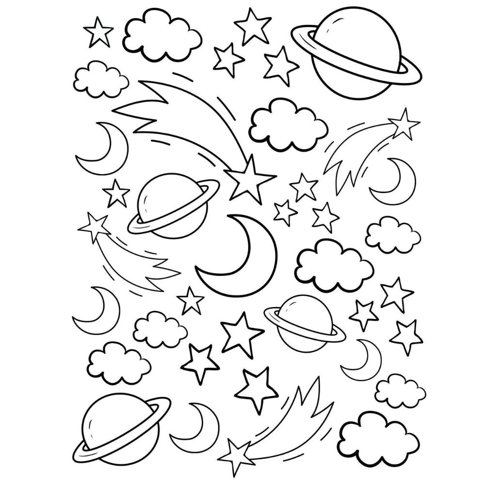 Planet Coloring Pages Planet Coloring Pages