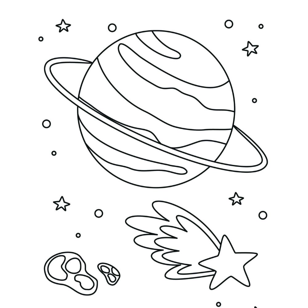 Planet Coloring Pages Planet Coloring Pages