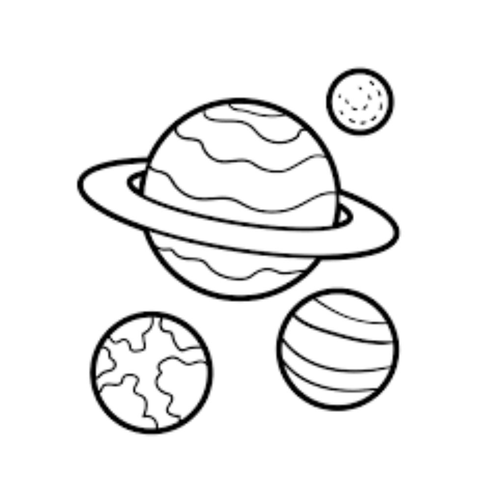 Planet Coloring Pages