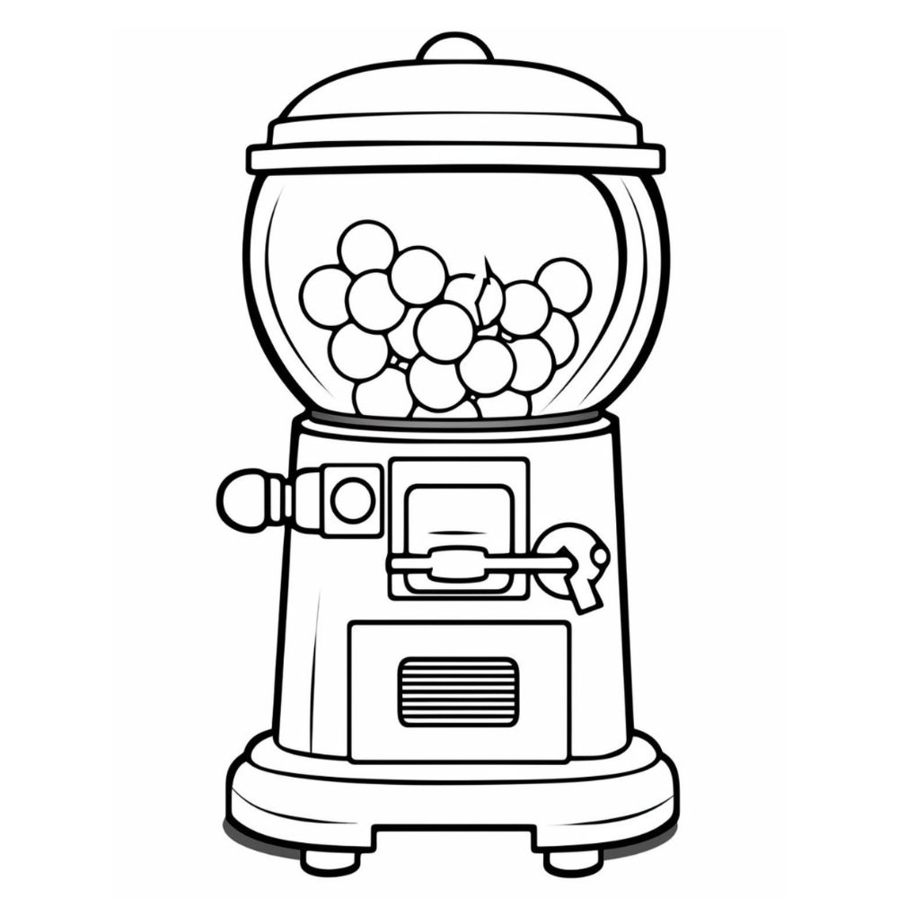 Cute Candy Coloring Pages Printable Candy Coloring Pages