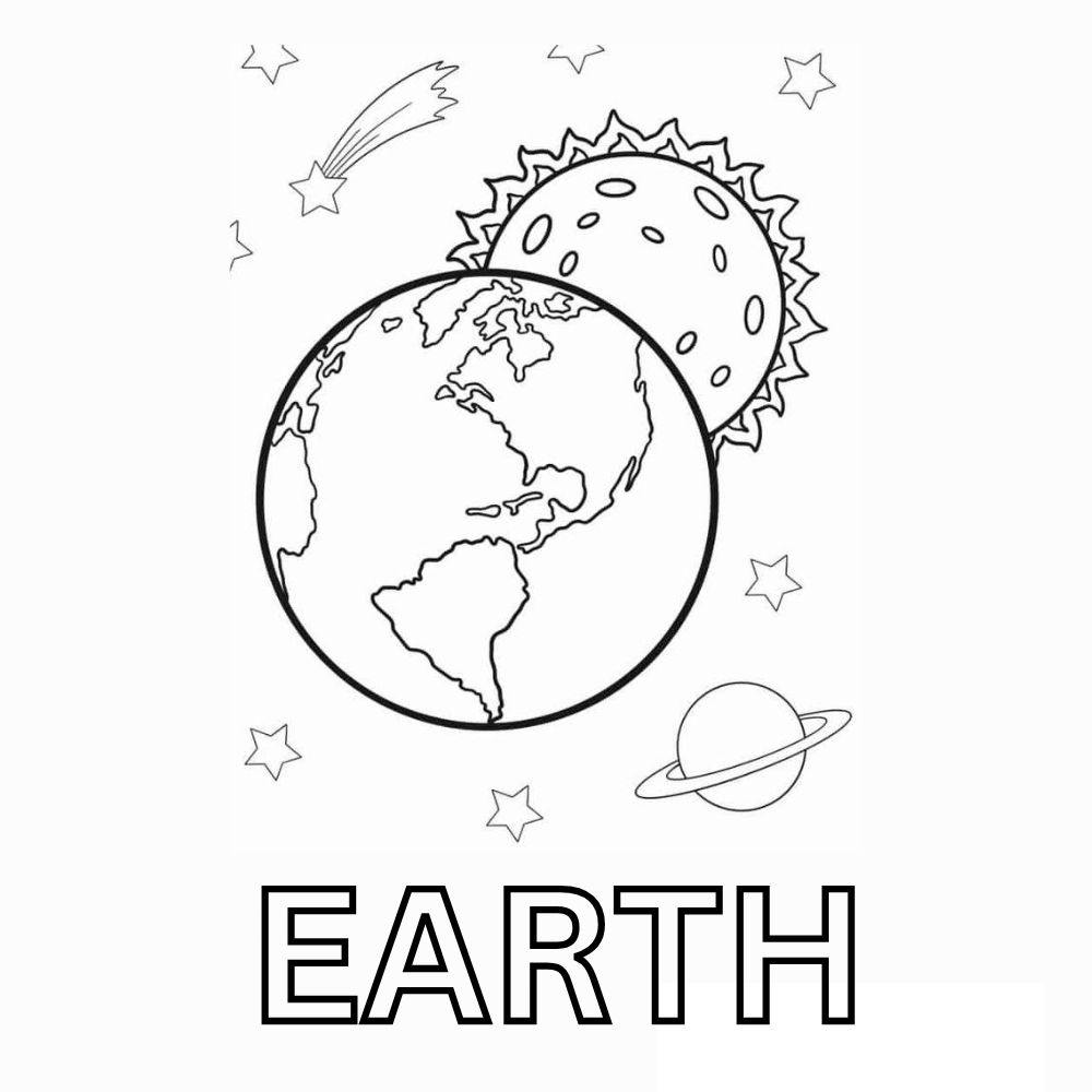 Earth Coloring Pages for Kids Earth Coloring Pages for Kids