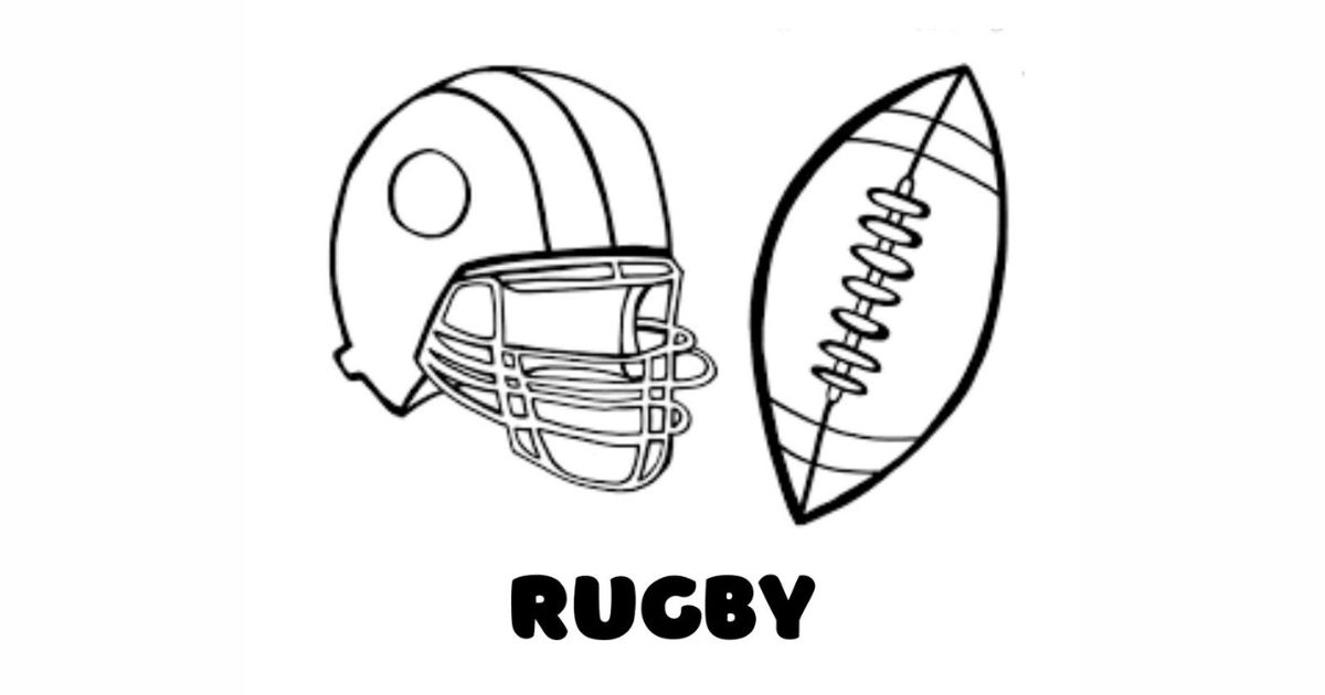 Rugby Coloring Pages