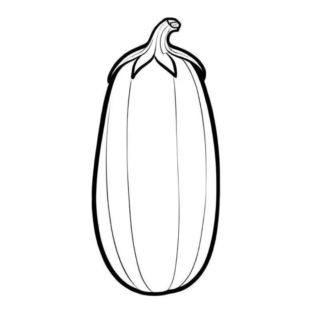 Zucchini Coloring Pages Printable Zucchini Coloring Pages Printable