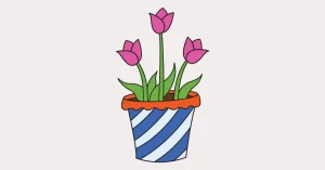 Beautiful-Flower-Pot-Drawing-Ideas