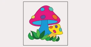 How to Draw a Mushroom Step by Step