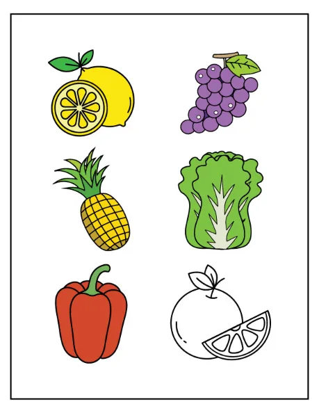 Step 11: Color the Bell Pepper