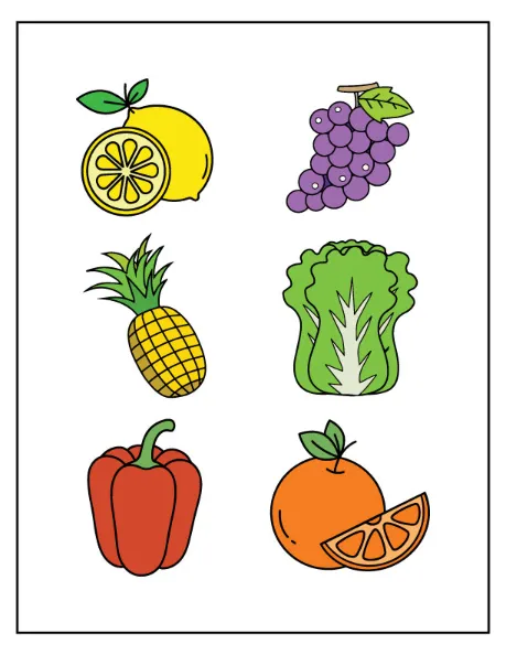 Step 12: Color the Orange Slice