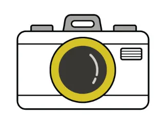 Step 7: Add the yellow ring around the lens.