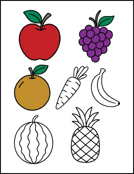 Step 9 Color the Orange