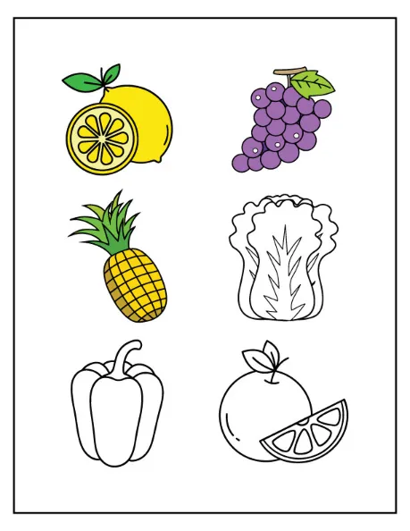 Step 9: Color the Pineapple